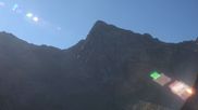 Archived webcam image showing View towards mountain Rauchkofel in South Tyrol on 3 Oct 2026 at 10:35