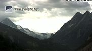 Archived webcam image showing Dent Blanche on 21 Jul 2026 at 08:15