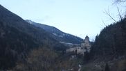 Archived webcam image showing View towards castle Taufers in South Tyrol on 1 Apr 2026 at 07:00