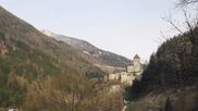 Archived webcam image showing View towards castle Taufers in South Tyrol on 1 Apr 2026 at 08:00