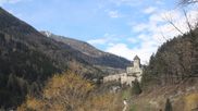 Archived webcam image showing View towards castle Taufers in South Tyrol on 1 Apr 2026 at 12:00