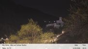 Archived webcam image showing View towards castle Taufers in South Tyrol on 12 Apr 2026 at 04:28