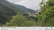 Archived webcam image showing View towards castle Taufers in South Tyrol on 6 May 2026 at 14:28