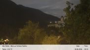 Archived webcam image showing View towards castle Taufers in South Tyrol on 30 Jun 2026 at 02:47