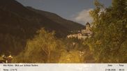 Archiviertes Webcam Bild: Blick auf Schloss Taufers am 27.08.2026 um 00:02 Uhr