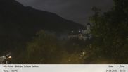 Archived webcam image showing View towards castle Taufers in South Tyrol on 29 Aug 2026 at 02:30