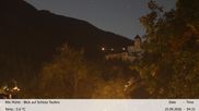 Archived webcam image showing View towards castle Taufers in South Tyrol on 25 Sep 2026 at 04:57