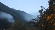 Archived webcam image showing View towards castle Taufers in South Tyrol on 25 Sep 2026 at 06:57