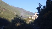 Archived webcam image showing View towards castle Taufers in South Tyrol on 25 Sep 2026 at 08:57