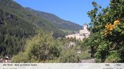 Archived webcam image showing View towards castle Taufers in South Tyrol on 25 Sep 2026 at 10:57