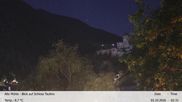 Archived webcam image showing View towards castle Taufers in South Tyrol on 3 Oct 2026 at 02:59