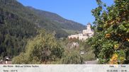 Archived webcam image showing View towards castle Taufers in South Tyrol on 3 Oct 2026 at 10:59