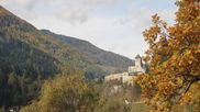 Archived webcam image showing View towards castle Taufers in South Tyrol on 28 Oct 2026 at 10:38