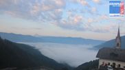 Archiviertes Webcam Bild: Blick von Mühlbach auf Gais (Tauferer Ahrntal, South Tyrol) am 03.08.2026 um 06:18 Uhr