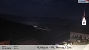 Archiviertes Webcam Bild: Blick von Mühlbach auf Gais (Tauferer Ahrntal, South Tyrol) am 03.08.2026 um 02:18 Uhr