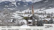 Archived webcam image showing Look towards Welsberg (Gsieser Valley, South Tyrol) on 26 Mar 2026 at 12:57