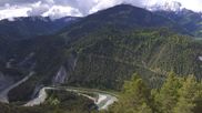 Archived webcam image showing Laax - Rhine Canyon on 7 May 2026 at 10:49