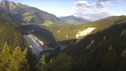 Archived webcam image showing Laax - Rhine Canyon on 17 Jun 2026 at 06:29