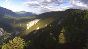 Archived webcam image showing Laax - Rhine Canyon on 17 Jun 2026 at 07:29