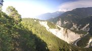 Archived webcam image showing Laax - Rhine Canyon on 26 Jun 2026 at 18:35