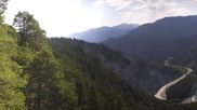 Archived webcam image showing Laax - Rhine Canyon on 2 Aug 2026 at 10:43