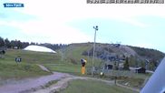 Archived webcam image showing Idre Fjäll - chair lift Västbacken on 14 Jun 2026 at 04:26
