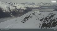 Archiviertes Webcam Bild: Davos: Jakobshorn (Blick Brämabüel) am 12.04.2026 um 08:34 Uhr