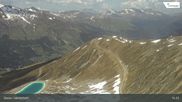 Archiviertes Webcam Bild: Davos: Jakobshorn (Blick Brämabüel) am 28.05.2026 um 14:00 Uhr
