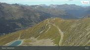 Archiviertes Webcam Bild: Davos: Jakobshorn (Blick Brämabüel) am 26.08.2026 um 16:51 Uhr