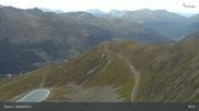 Archiviertes Webcam Bild: Davos: Jakobshorn (Blick Brämabüel) am 26.08.2026 um 18:51 Uhr
