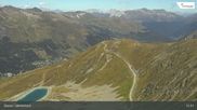 Archiviertes Webcam Bild: Davos: Jakobshorn (Blick Brämabüel) am 26.08.2026 um 12:51 Uhr