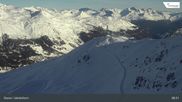 Archived webcam image showing Jakobshorn - Brämabüel on 26 Feb 2026 at 08:36