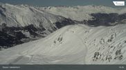 Archived webcam image showing Jakobshorn - Brämabüel on 26 Feb 2026 at 14:36