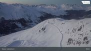 Archiviertes Webcam Bild: Davos: Jakobshorn (Blick Brämabüel) am 26 Feb 2026 um 18:48 Uhr