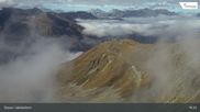Archiviertes Webcam Bild: Davos: Jakobshorn (Blick Brämabüel) am 09.10.2026 um 16:53 Uhr