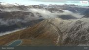 Archiviertes Webcam Bild: Davos: Jakobshorn (Blick Brämabüel) am 09.10.2026 um 10:53 Uhr