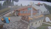 Archiviertes Webcam Bild: Rigi Restaurant Bahnhöfli am 13.04.2026 um 08:03 Uhr