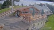 Archived webcam image showing Rigi Ski Resort - Bahnhöfli restaurant on 1 Aug 2026 at 08:25