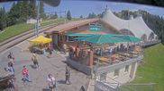 Archived webcam image showing Rigi Ski Resort - Bahnhöfli restaurant on 1 Aug 2026 at 12:25