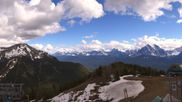 Archiviertes Webcam Bild: Panorama Lake Louise am 19.06.2026 um 02:17 Uhr