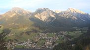 Archived webcam image showing View towards San Vigilio in South Tyrol at 1.500 m on 25 Oct 2026 at 16:24