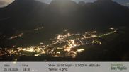 Archiviertes Webcam Bild: St. Vigil in Enneberg im Südtiroler Pustertal am 25.10.2026 um 18:26 Uhr
