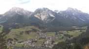 Archived webcam image showing View towards San Vigilio in South Tyrol at 1.500 m on 25 Oct 2026 at 12:24