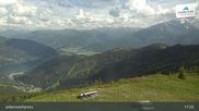 Archived webcam image showing Top Station zellamseeXpress on 18 Jun 2026 at 17:38