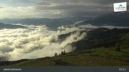 Archived webcam image showing Top Station zellamseeXpress on 18 Jul 2026 at 07:12