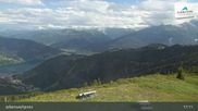 Archived webcam image showing Top Station zellamseeXpress on 18 Jul 2026 at 17:12
