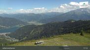 Archiviertes Webcam Bild: Schmitten: Bergstation des zellamseeXpress am 12.07.2026 um 17:01 Uhr