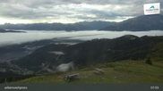 Archiviertes Webcam Bild: Schmitten: Bergstation des zellamseeXpress am 26.08.2026 um 08:23 Uhr