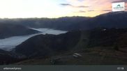 Archived webcam image showing Top Station zellamseeXpress on 16 Oct 2026 at 07:58