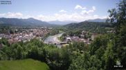 Archiviertes Webcam Bild: Blick vom Kalvarienberg in Bad Tölz am 28.05.2026 um 12:54 Uhr